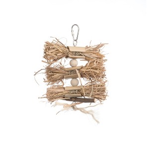 Naturals Preen & Pacify Woodland Harvest Bird Toy - 1 of 3