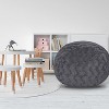 CAVINAS Bean Bag Chair with Easy-Clean Cover,Modern Lazy Sofa with 5ft Fabric Lounger,Faux Fur Bean Bag Chair Couch with Memory Foam - 2 of 4