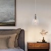 LLHZSY Modern 1-Light Linear Clear Glass Island Pendant Light for Dining Room-4 7/10" - 2 of 4