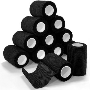 Self-Adherent Cohesive Bandages 3" x 5 Yards - 12 Count - 1 of 4