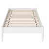 AFI Furnishings Pasadena 14 in Twin XL Platform Bed Frame in White - 4 of 4