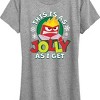 Women's - Inside Out 2 - Anger This Is As Jolly As I Get Short Sleeve Graphic T-Shirt - 2 of 4