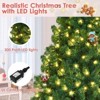 6ft Pre-Lit Premium Hinged Artificial Christmas w/ 1,000 Branch Tips, 300 Lights - 3 of 4