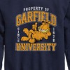 Boys' - Garfield - Varsity Graphic Long Sleeve Fleece Sweatshirt - 2 of 4