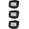 CTM Kids' Adjustable Elastic Belt with Magnetic Buckle (Pack of 3) - 3 of 4