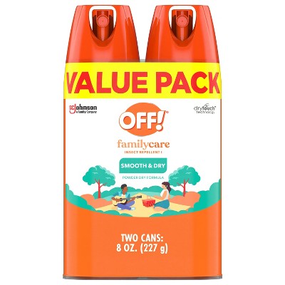 OFF! FamilyCare Mosquito Repellent Bug Spray - Smooth & Dry - 4oz
