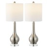 Set of 2 25" Dylan Metal/Crystal Teardrop Table Lamps (Includes LED Light Bulb) - JONATHAN Y - image 2 of 4