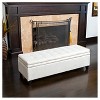 Brighton Linen Storage Ottoman Ivory - Christopher Knight Home - 4 of 4