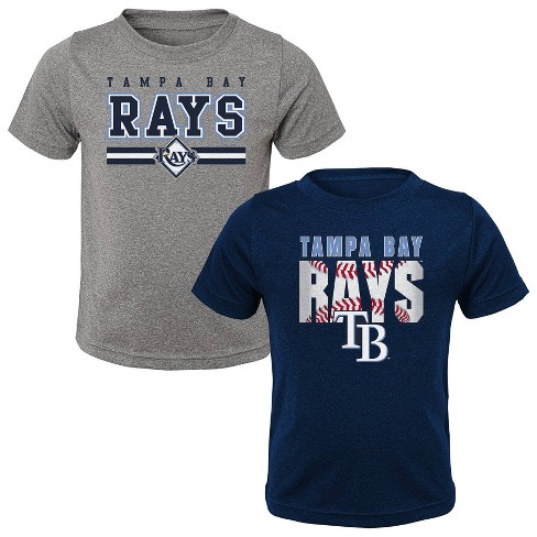 MLB Tampa Bay Rays Toddler Boys' 2pk T-Shirt - 2T