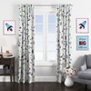 Bacati - Airspace, Aqua/Red/Orange/Green/Navy Curtain Panel - 3 of 4