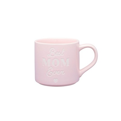 Best Mom Ever Pink Marbled Ceramic Coffee Mug