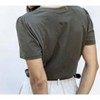 Women's V-neck Raglan Short Sleeve Tee - bobi XL - 2 of 4