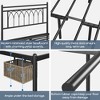 Yaheetech Modern Metal Platform Bed Frame with Headboard - 4 of 4