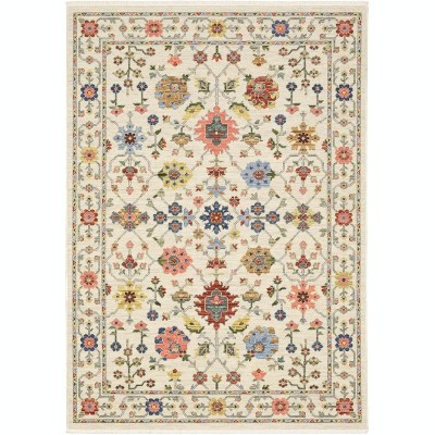 Oriental Weavers Lucca 093W1 Ivory/ Multi Indoor Area Rug - 2' x 3'