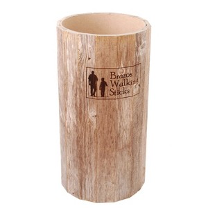 Brazos - Brazos Round Barnwood Display Stand - 1 of 1