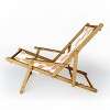 Little Dean Checkers Coral Summer Beach Sling Chair - Pink - Deny Designs: UV & Water-Resistant, Wood Composite Frame - 2 of 2