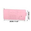 Unique Bargains Car Sun Visor Auto Interior Accessories Sunglass Organizer with Zipper 11.42''x5.91'' - 3 of 4