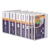 Stride QuickFit D-Ring View Binder 1" Capacity 8 1/2 x 11 White 87010 - 3 of 4