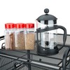 Mind Reader Metal Rolling File Cart with Drawers for Kitchen - 4 of 4