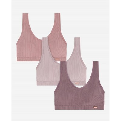 Women's Wo's 3-pack Seamless Deep V Bralette - Danskin