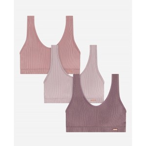 Women's Wo's 3-pack Seamless Deep V Bralette - Danskin - 1 of 3