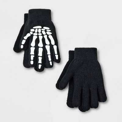 skeleton snowboard gloves