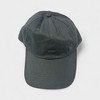 French Connection Unisex Classic Baseball Cap - Adjustable Strapback Hat with Embroidered Logo - Durable Cotton, Black - 2 of 4