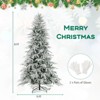 Costway 6/7/8 FT Artificial Christmas Tree with 820 PE PVC Branch Tips & 340 LED Lights - 3 of 4