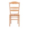 Set of 2 Beryl Solid Wood Ladder Back Dining Chairs Natural Finish and Rush Seat - Linon: Beechwood Frame, Non-Upholstered - 4 of 4