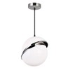 CWI Lighting Gemini 1 Light Mini Pendant With Polished Nickel Finish - 3 of 4