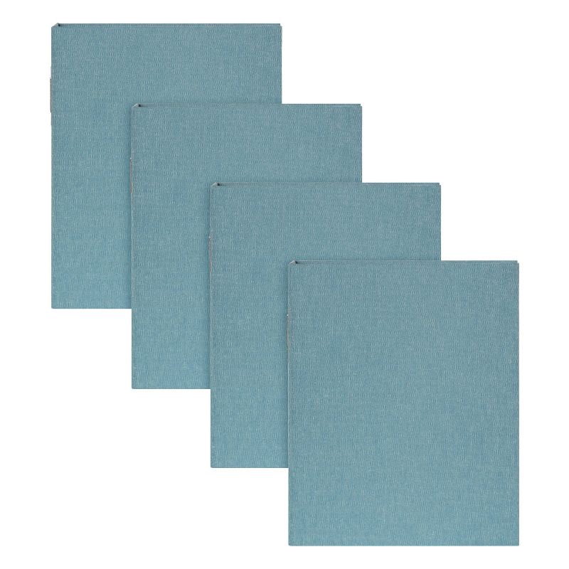 9.45&#34; x 11.75&#34; Cydney Fabric Photo Albums Teal - Kate &#38; Laurel All Things Decor, 1 of 9