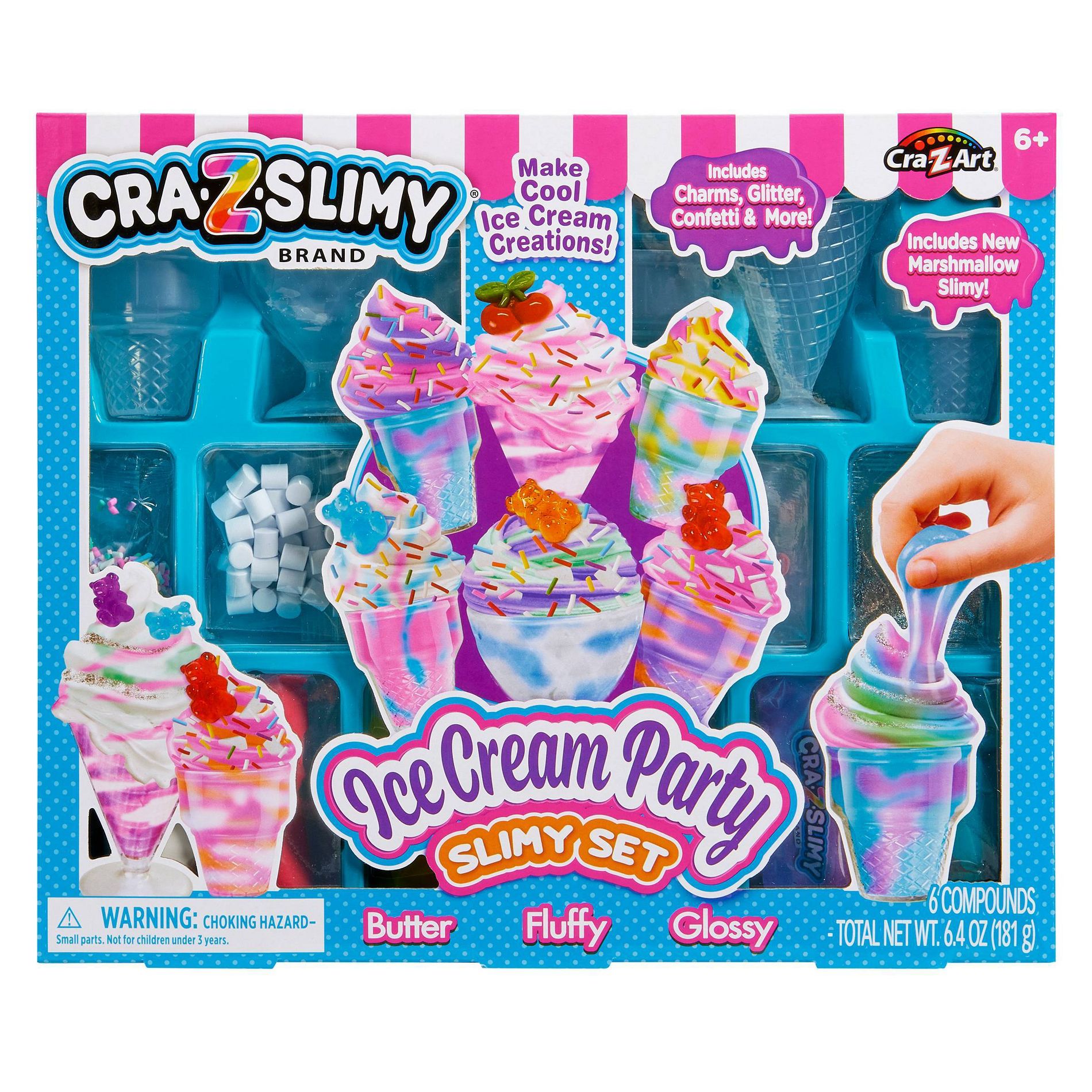 Cra-Z-Slimy Ice Cream Party Slimy Set
