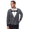 The Nightmare Before Christmas Men's Jack Skellington Full-Zip Costume Hoodie - 2 of 4
