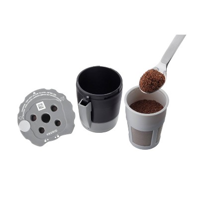 Keurig Universal Reusable Black and Gray Coffee Filter