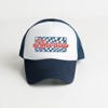 Simply Sage Market Checkered America Foam Trucker Hat - 2 of 2
