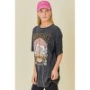 Slickblue Women's Nashville Music City Graphic T-Shirt, 100% Cotton, Crewneck Style, Charcoal, Size S-L - 4 of 4