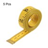Unique Bargains Plastic Soft Flexible Tailor Ruler 300cm/118" 5 Pcs - 3 of 4