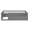GDFStudio Julian Modern Montessori Floor Bed with Fence - 4 of 4
