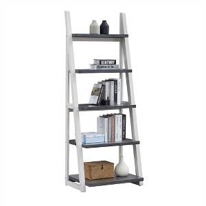 OUTSUPPLY 5-Tier Shelves, Bookshelf, Storage Rack, Ladder Shelf for Living Room, Home Office, Kitchen, Bedroom, Apartment - 1 of 4