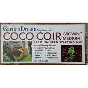 Garden Dreams by Luster Leaf Coco Coir Growing Medium Brick, 1.4lbs - 1 of 3