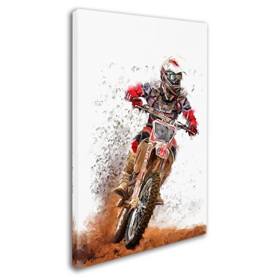 Trademark Fine Art -The Macneil Studio 'Motocross' Canvas Art