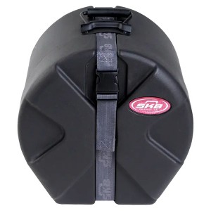 SKB 8" x 10" Tom Case with Padded Interior, D-Shaped Drum Design, and Molded in Feet for Upright Positioning and Stability, Black - 1 of 4