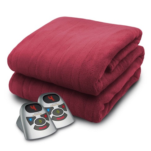 Biddeford heated microplush online blanket king