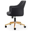 Meelano Flock Vegan Leather Adjustable Task Chair - 3 of 4