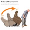 Power Lift Recliner Chair with Remote Control, Side Pocket and Overstuffed Pillow - 3 of 4