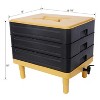 VYNXARIA 3-Tray Worm Farm Kit,65L Worm Composter,Indoor and Outdoor Worm Composter,Worm Compost Bin for Recycling Food Waste - 3 of 4