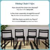 Now Furniture Dining Room Chairs Set of 4, Solid Wood Modern Kitchen Chair - 4 of 4