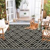 Outdoor Rug Modern Geometric Waterproof Patio Carpet Stain-Resistant Lightweight Non-Shedding Low Pile Floor Cover for Balcony RV - 2 of 4
