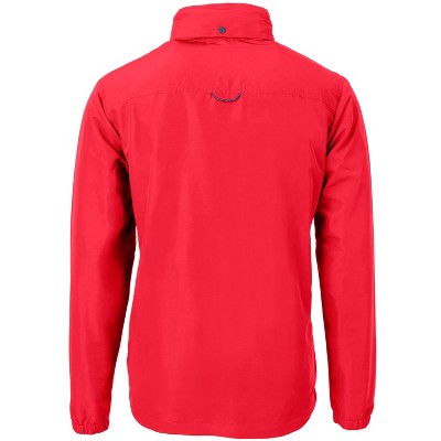 Cutter & Buck Charter Eco Knit Recycled Big & Tall Full-Zip Jacket - Red - 4XB — фото 2