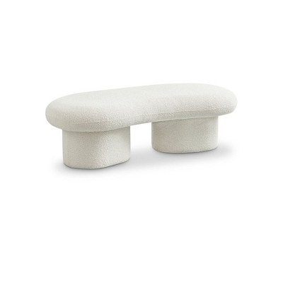 Meridian Furniture,Luka Boucle Fabric Bench